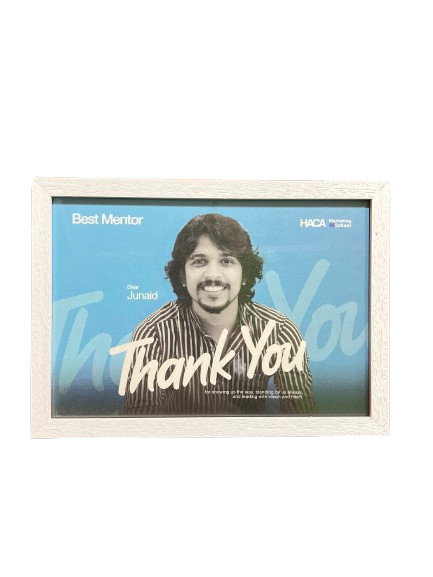 This is the award for the best SEO mentor from HACA digital academy in Calicut.