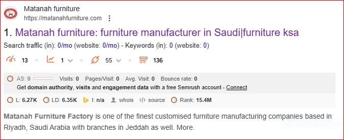 Junaid kk-Ranked his client website first position of the google serp